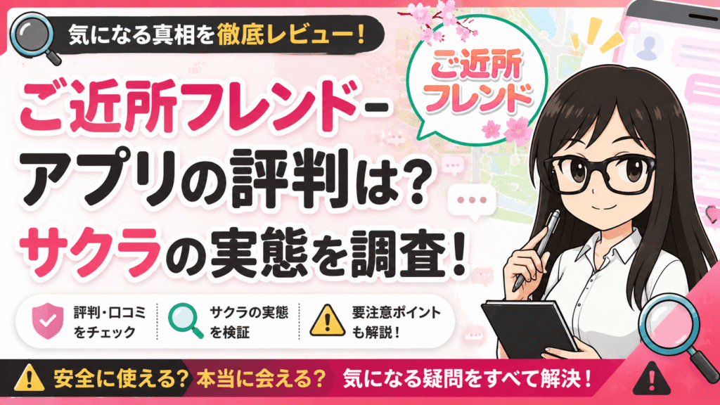ご近所フレンドのサクラの実態